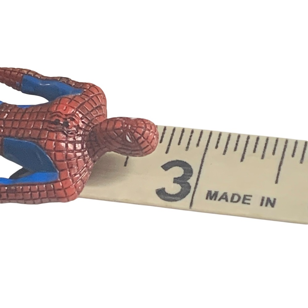 Marvel Spider-Man Action Figure Red Blue PVC 2.75" Mini Figurine Toy Cake Topper - Picture 5 of 5